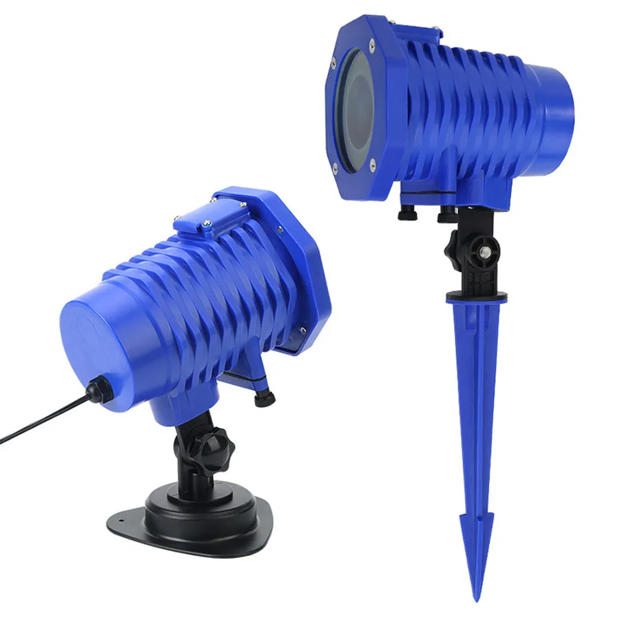 Thrisdar открытый Рождественский светодиодный анимированный лазерный проектор 8 слайдов водонепроницаемый проектор светильник для Хэллоуина