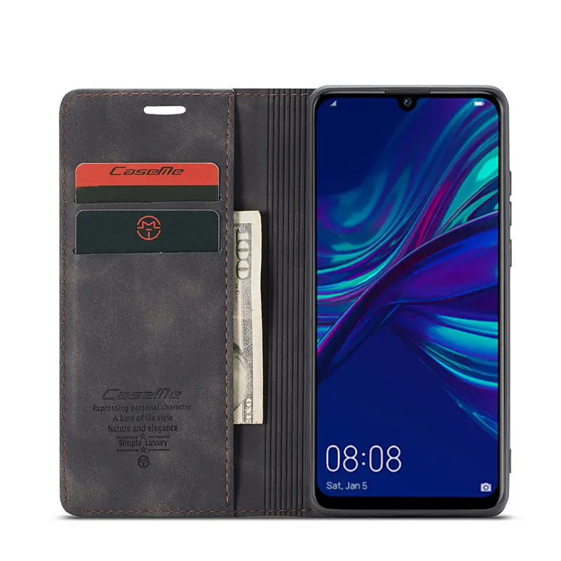 Роскошный чехол-книжка из матовой кожи для huawei Honor 10 Lite, чехол-книжка для телефона huawei P smart, чехол для Honor 10 Lite