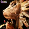 Customized 8X4X11 Meters Inflatable Lion Mascot Tunnel / Lion Giant Inflatables Cartoon / Inflatable Lion Tunnel Toy Tents 3