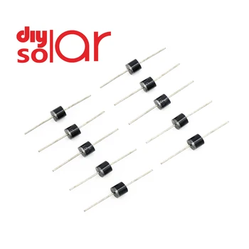 

10pcs x Schottky Barrier Diodes Rectifier for Solar Cells Diode 6A 10A 15A 20A 1000V MIC 6A10 10A10 20A10 PV Solar panel DIY