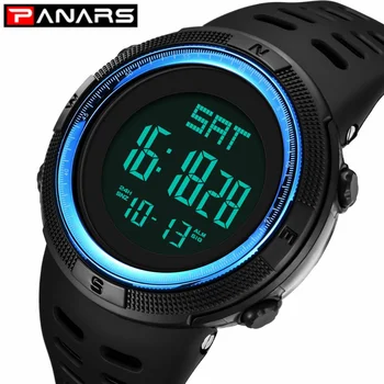 

PANARS Men Digital Watch Military Army Sport Watch Shock Men's Luxury Analog Led Digital Water Resistant Date Calendar Clock