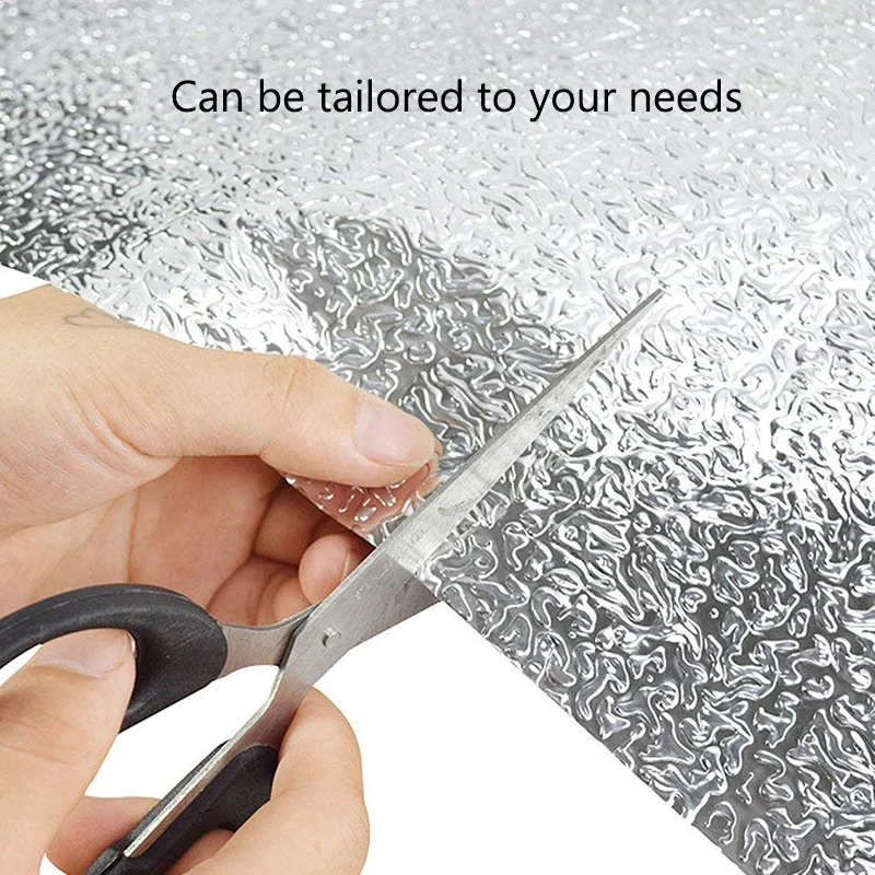 Кухонная маслостойкая Водонепроницаемая наклейка из алюминиевой фольги шкаф