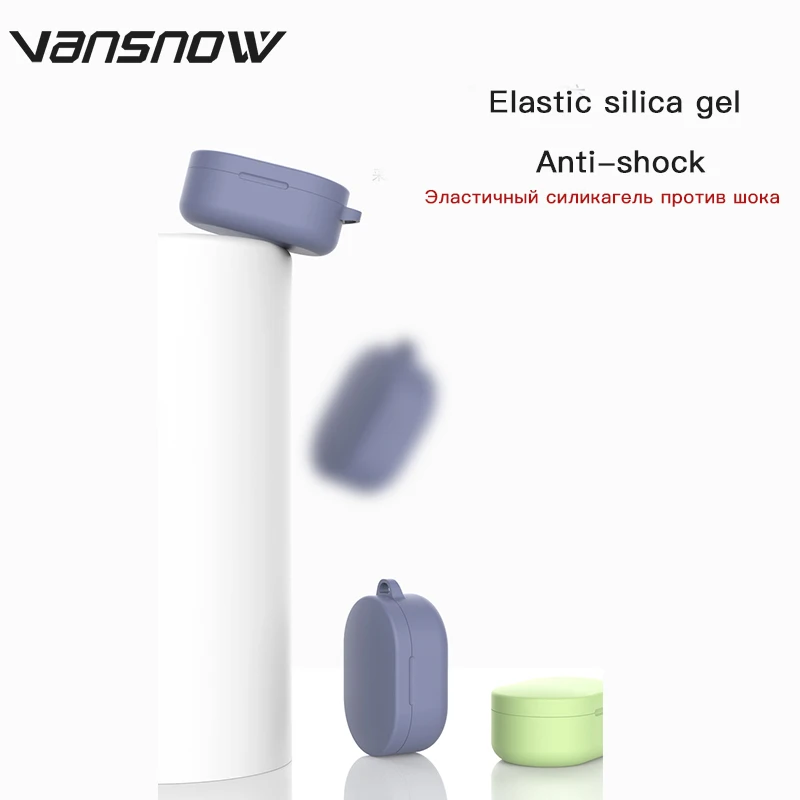 8 стилей для Redmi Airdots силиконовый защитный чехол беспроводной Bluetooth чехол для наушников с крючком для Redmi Airdots чехол