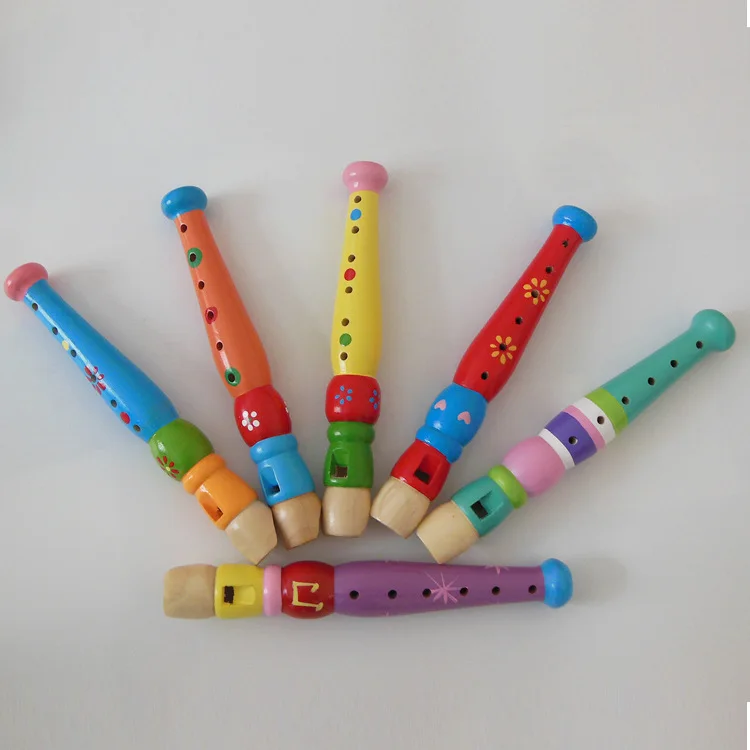 ОРФ деревянная флейта детский сад учебные средства большой размер MUDI флейта детский музыкальный инструмент духовой инструмент игрушки