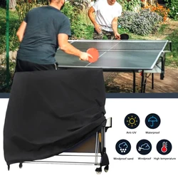 New Outdoors Folding Ping Pong Table Cover Black Waterproof Anti-Dust Adjustable Ping Pong Table Protector Household Useful