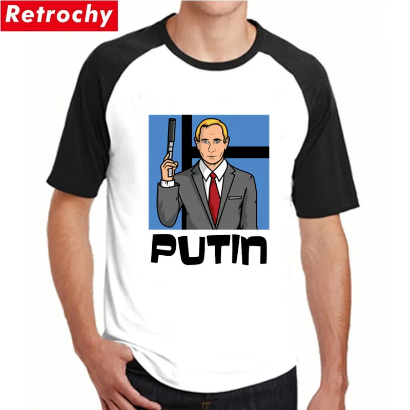 Футболка с героями мультфильмов В. Путиным CCCP президент России мощный лидер