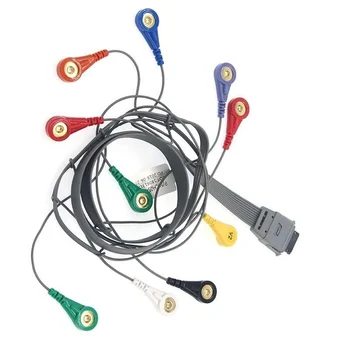 

Holter Recorder ECG Patient Cable 26P 10 Leads Snap 4.0 AHA Standard for Biomedical Instrument BI 9800 Niohn Kohden and Edan