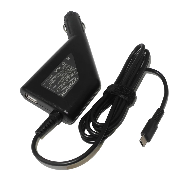 Carregador de Carro Adaptador de Energia para Lenovo Carregador de Carro do Telefone Usb tipo c 45 w Usb c dc Asus Laptops 5 2a 12 1.5a do Telefone 20 v 2.25a 15 3a - Imagem 2