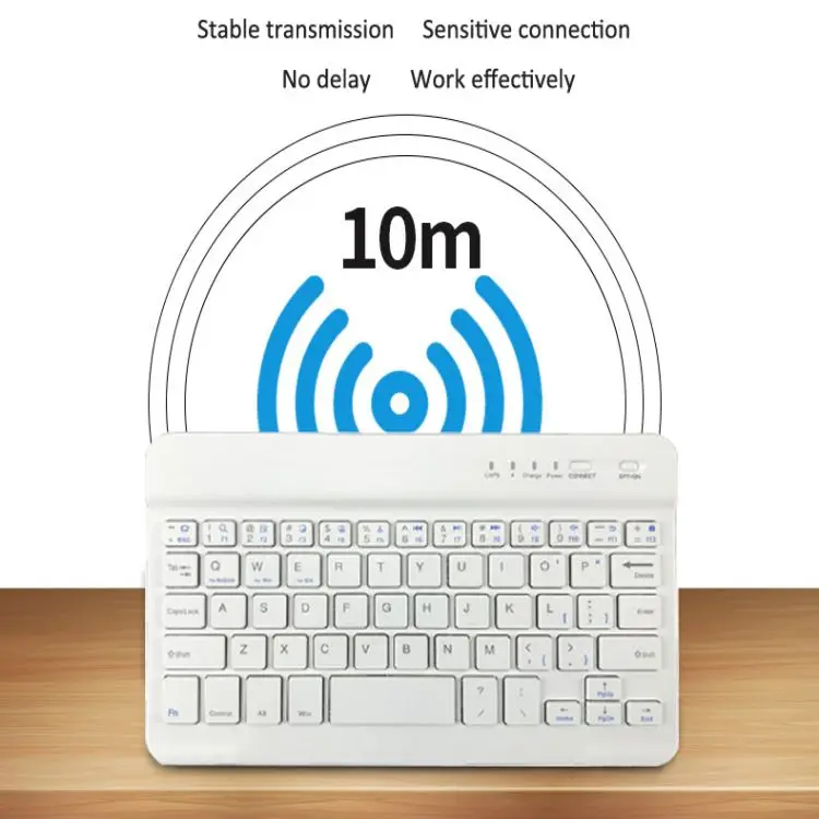 Универсальный комплект для беспроводной клавиатуры Bluetooth 3,0, перезаряжаемая клавишная плата для Windows для IOS для Android