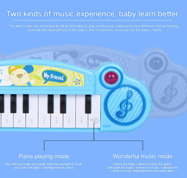 Мини-игрушка для музыкального инструмента, Детские пианино для раннего обучения, детские развивающие Музыкальные Развивающие игрушки, рождественские подарки