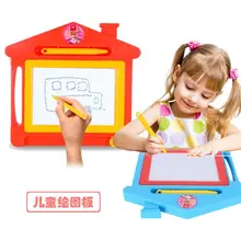 Детская Черно-Белая магнитная доска для рисования в стиле «граффити» письменная доска обучающая наука доски игрушка раскраска