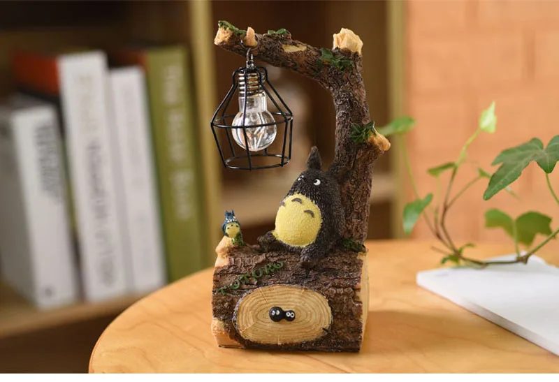 Japan Anime My Neighbor Totoro Led Night Light Figure Toy Studio Ghibli Miyazaki Hayao No Face Man Action Figure Doll
