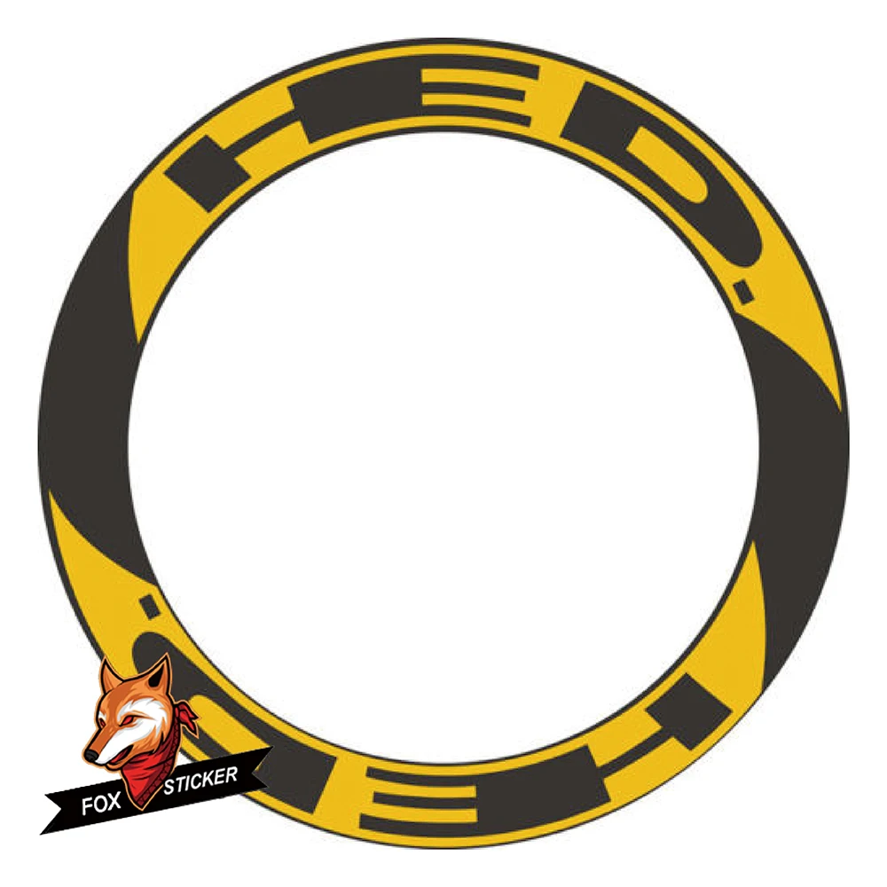 700c 30/38/40/50/55/60/80/88mm Road Bicycle Carbon Wheelset Sticker Brand Road Bicycle Wheels Sticker for HED