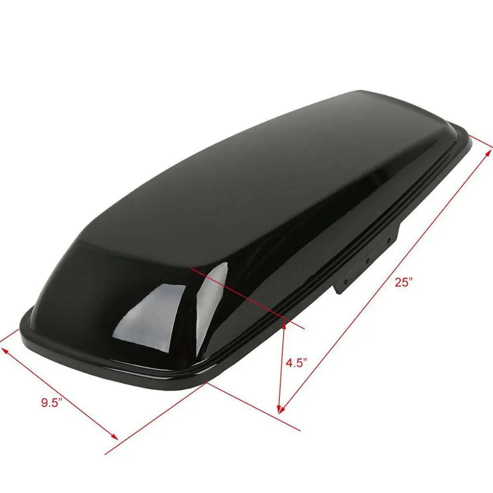 Saddlebag Lids For Harley Touring Street Electra Glide Road King 2014- ABS Motorcycle
