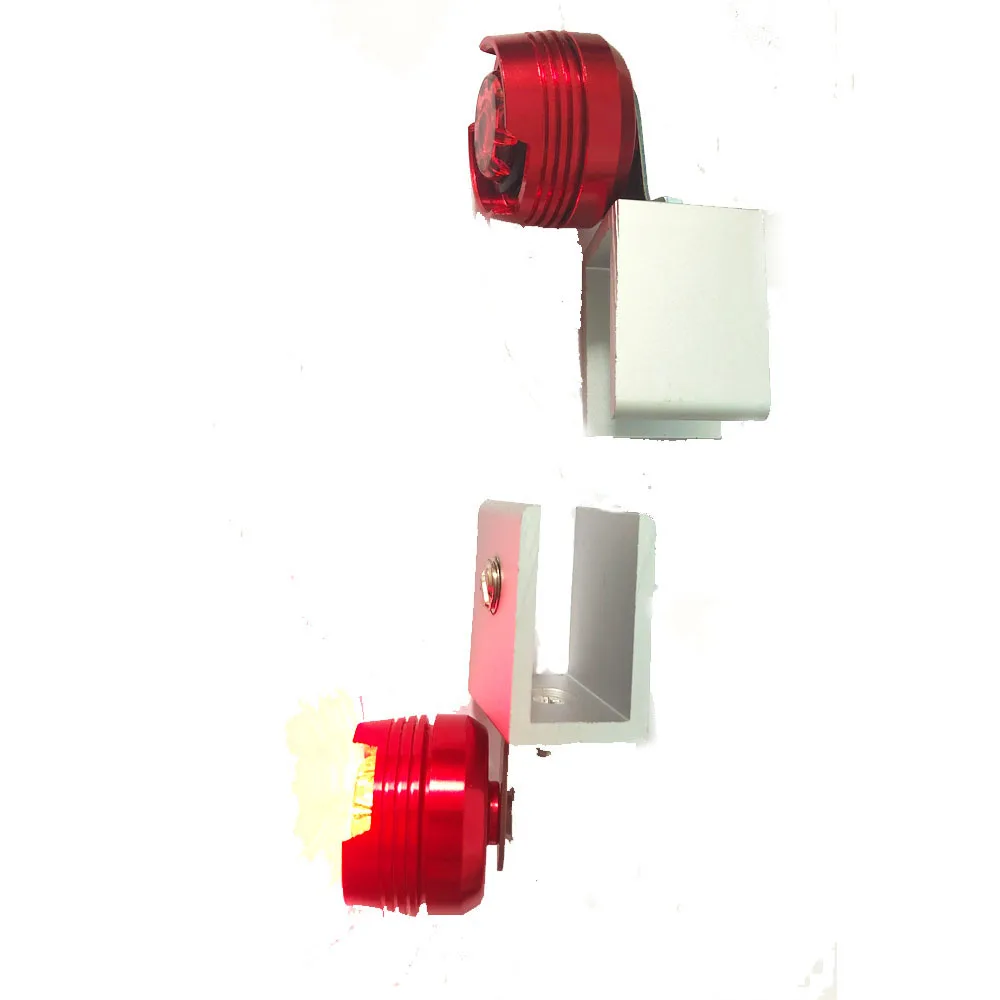 Электрический скутер Алюминий сплава драгоценных камней задний светильник для Xiaomi m365 складной самокат светильник Предупреждение светильник держать безопасную - Цвет: red