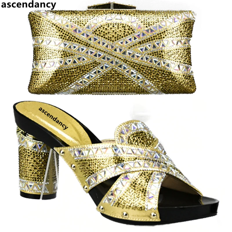 african matching shoes and bags