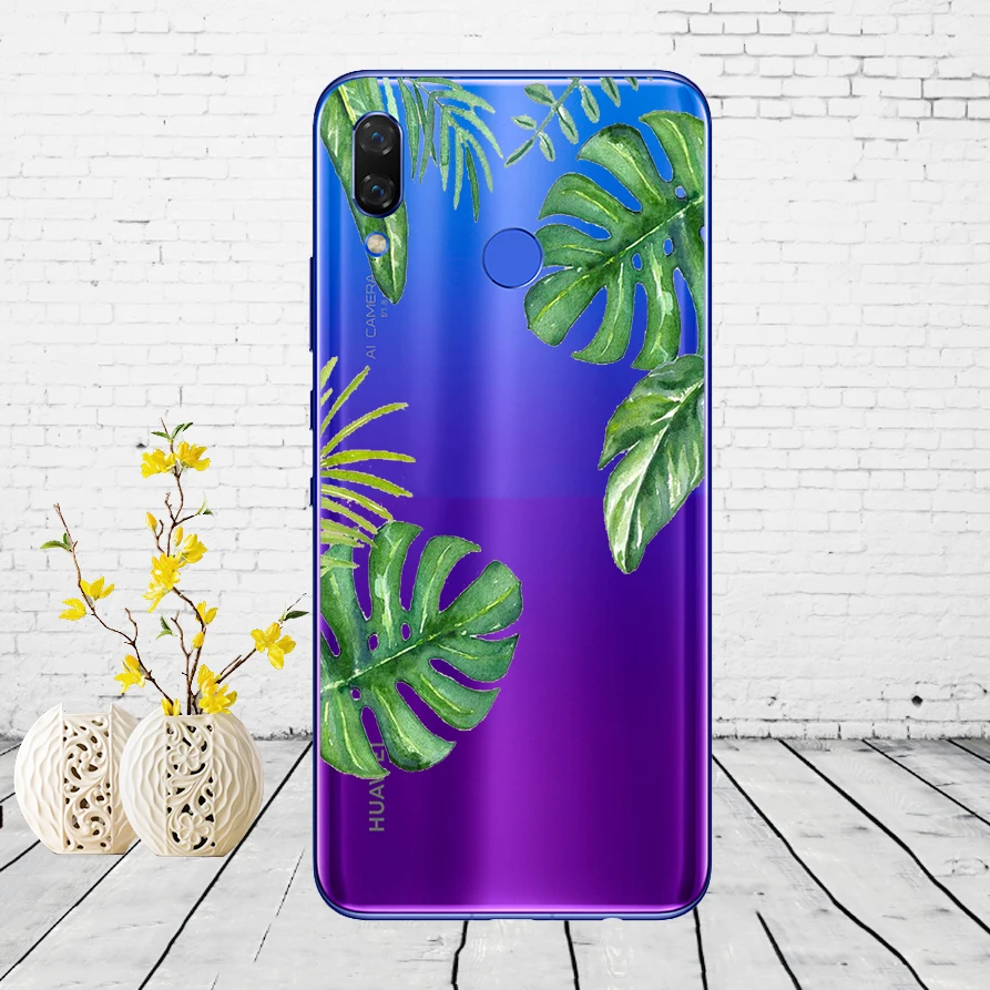 Силиконовый чехол для huawei nova 3 3i, мягкий чехол из ТПУ, задняя крышка для телефона nova 3 nova 3i, INE-LX2, INE-LX9, funda, чехол, бампер - Цвет: J13