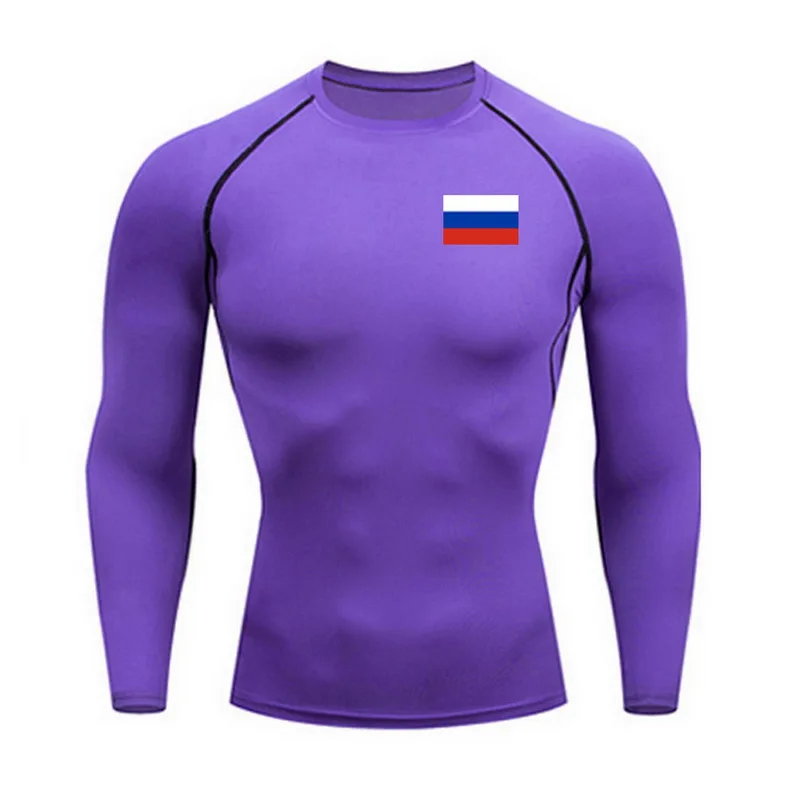 Training jogging new brand quick-drying T-shirt tights thermal underwear suit men's sports league national standard_14