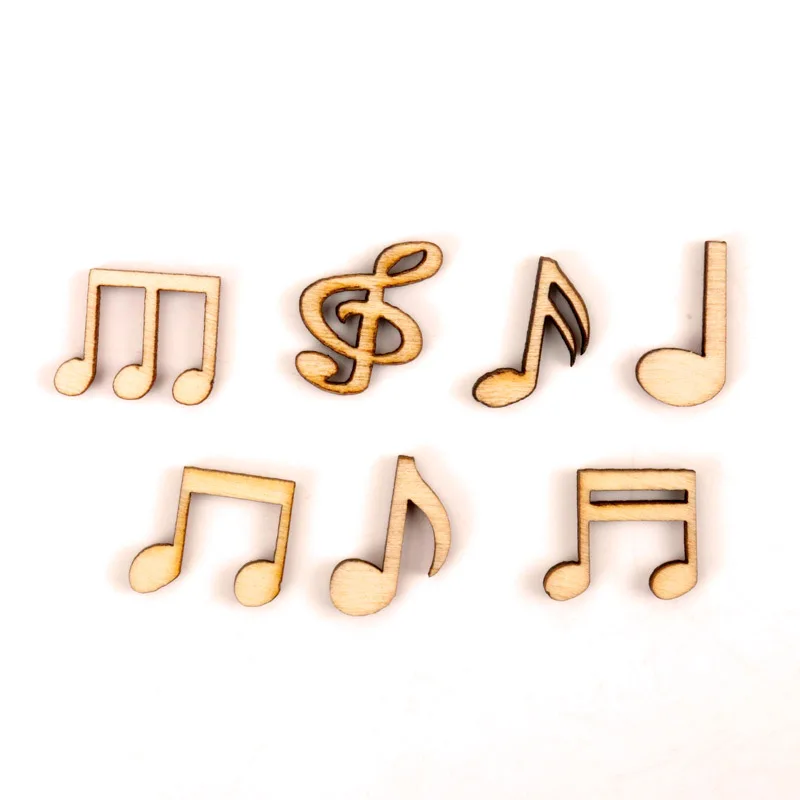 Natural-Mix-Cute-Note-Pattern-Wooden-Scrapbooking-Painting-Craft-For-Handmade-DIY-Accessory-Home-Decoration-16 (1)