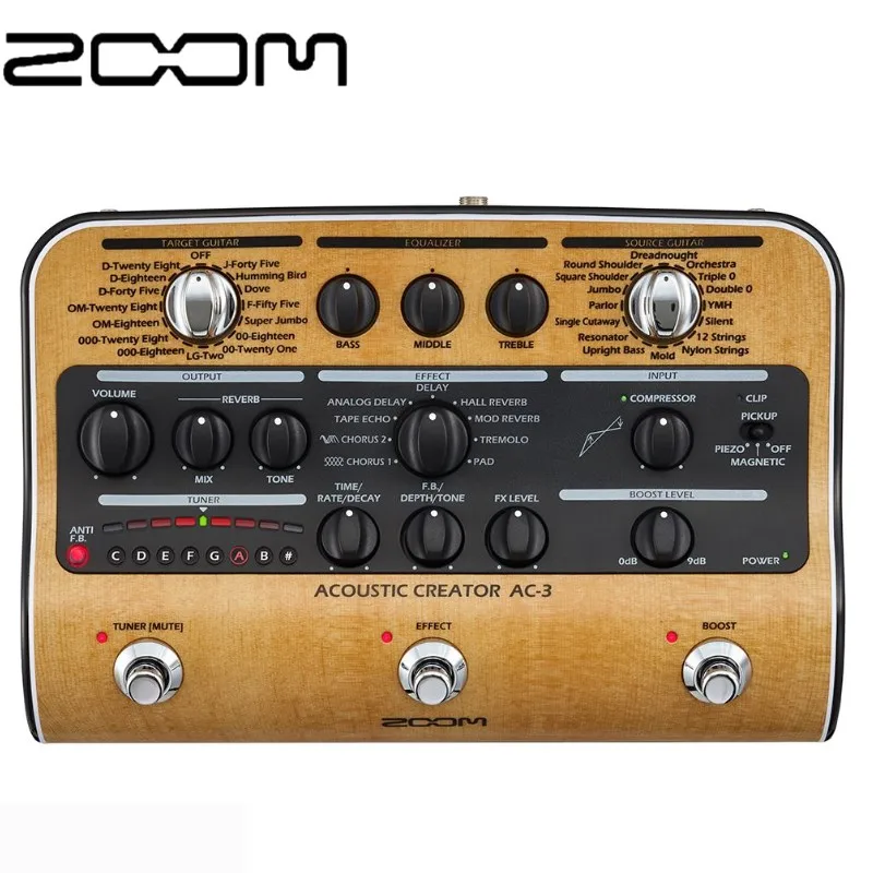 AC-3-accesorio de efectos para guitarra acústica creator, multiefecto, pedal de función, actuaciones en vivo y estudio - AliExpress Productos electrónicos