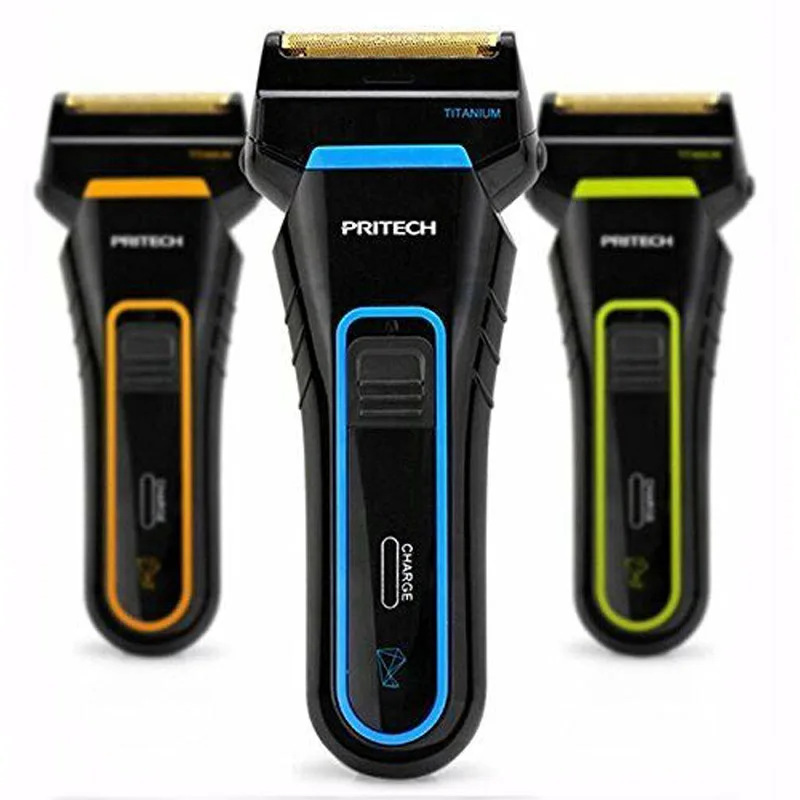 

PRITECH RSM-1310 3D Floating Rechargeable Electric Shaver Machine Shaving Reciprocating Beard Trimmer Sideburns Razor For Men