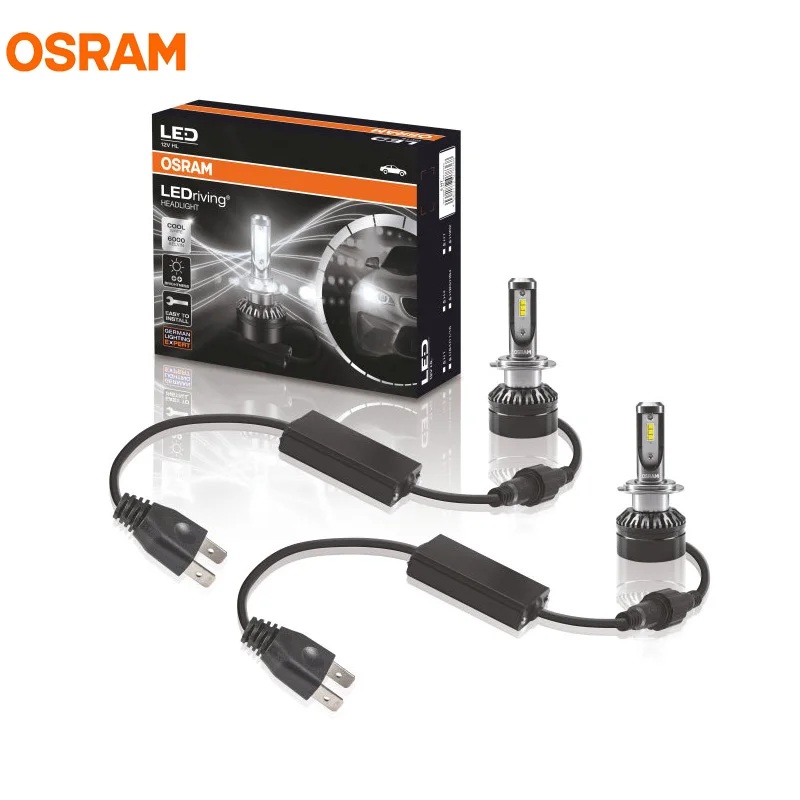 

OSRAM LEDriving H7 15210CW 12V 6000K Cool White LED Car Head Light Auto Lamp Genuine OEM Bulbs 50% More Brightness, Pair