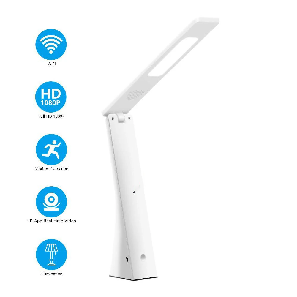 

Studyset Eye Protection Lamp Ip Camera 1080P Resolution Wifi Camera HD Night Vision Plug And Play For Ios/Android/Windows PC