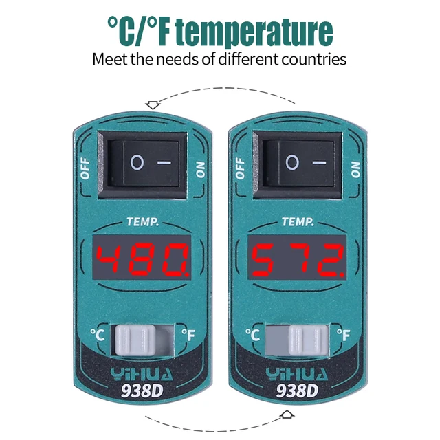 YIHUA 938D Hot Tweezers Soldering Station SMD 4