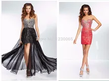 

vestido de festa summer New Arrival hot sexy chiffon 2018 crystal long 2 piece prom gown free shipping bridesmaid dresses