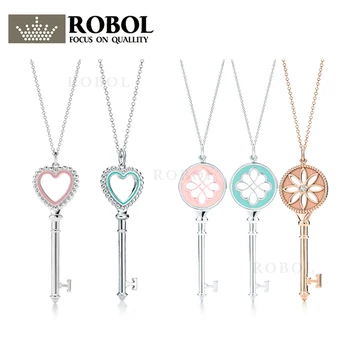

High Quality 1:1 TTFF 925 Sterling Silver Multi-Style Necklace Jewerly Original Design Model Exquisite Craftsmanship.