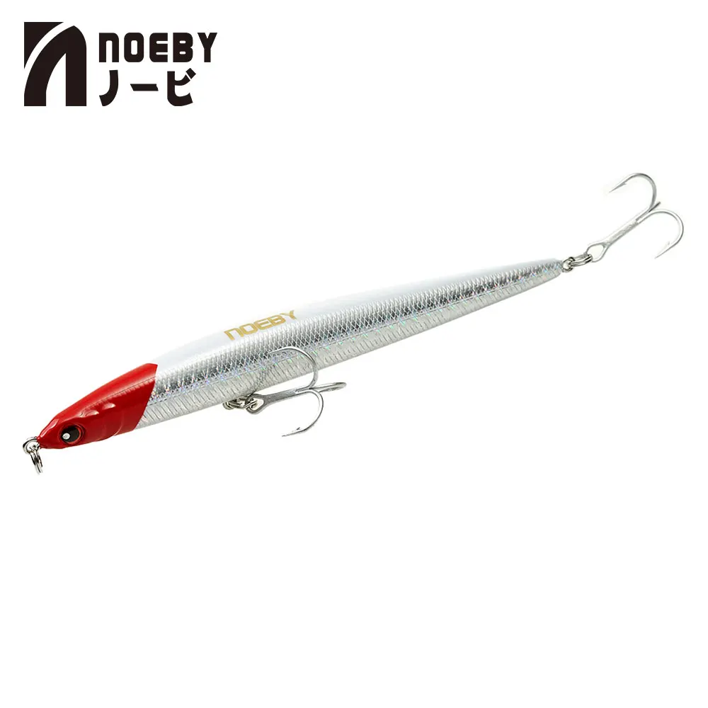 NOEBY NBL9126 карандаш Тонущая приманка stickbait Блюз код тонкий C длинный литье Рыбная приманка вобблер 125 мм/21,5 г Япония крючки - Цвет: NF008