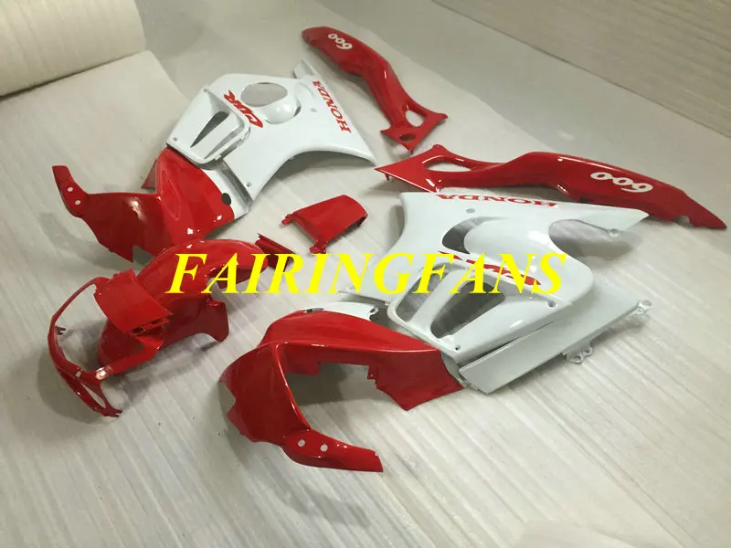 Мотоцикл обтекатель комплект для HONDA CBR600F3 97 98 CBR 600 F3 CBR 600F3 CBR600 1997 1998 красные, белые Обтекатели части+ подарки HM22