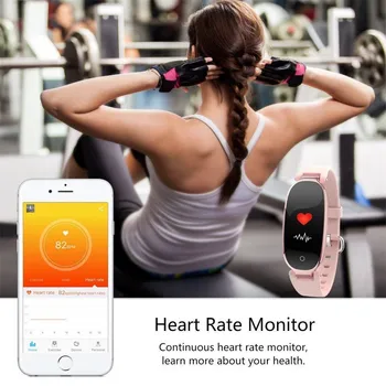

S3 Plus Women Smart Watch Waterproof Heart Rate Monitor Health Sports Wristband שעון חכם לנשים смарт часы akıllı saat para mujer