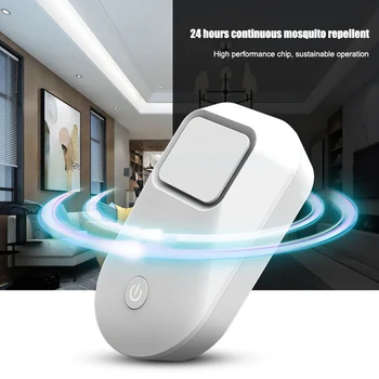

Ultrasonic Pest Repeller Plug in Pest Electronic Repellent Indoor Rodent/Insect Deterrent Control Rats Mice Mosquitos TU