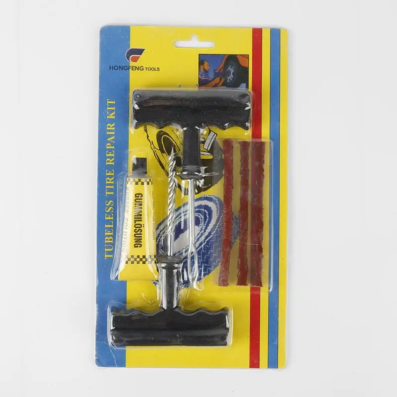 Car Tubeless Tire Tyre Puncture Plug Repair Tools Kits Car Auto Accessories Motorcycle Bicycle Rubber Cement Hand repair tool Car Tubeless Tire Tyre Puncture Plug Repair Tools Kits Car Auto Accessories Motorcycle Bicycle Rubber Cement Hand repair tool
