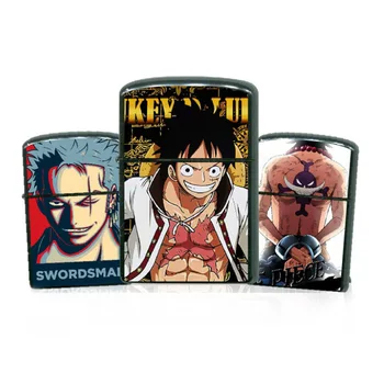 

Unique Kerosene Lighters Flame Metal Cigarette lighter Classic One Piece Lacquer Oil Gasoline Lighter Men Gadgets Cigarette case