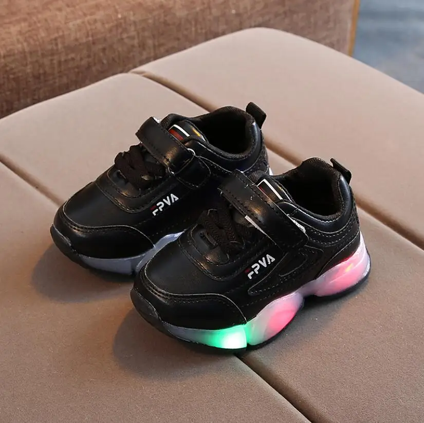 Child Sport Shoes Spring Luminous Breathable Kids Boys Net Shoes Girls Anti-Slippery Sneakers With Light Running sports shoes kids sneakers kids shoes kids sports shoes