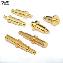 

10Pcs Pogo pin connector pogopin Battery spring Loaded Contact SMD needle PCB Height 3 3.5 4 4.5 5 6 7 8 .5 mm Test Probes