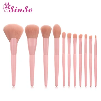 

New Arrival 11pcs Professional Makeup Brushes Set Cosmetic Powder Foundation Eyeshadow Eyeliner Brush Kits Make Up Brush Tools