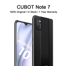CUBOT Note 7 Smartphone 13MP tylna potrójna kamera 5.5 Cal mały tani telefon Android 10.0 Pie 3100mAh podwójna karta SIM telefony komórkowe