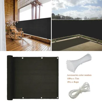 

Balcony Outdoor Sun Shade Protection Net Anti-UV Shade Net Balcony Screen Privacy Screen Fence Panel Outdoor Garden Sun Shades