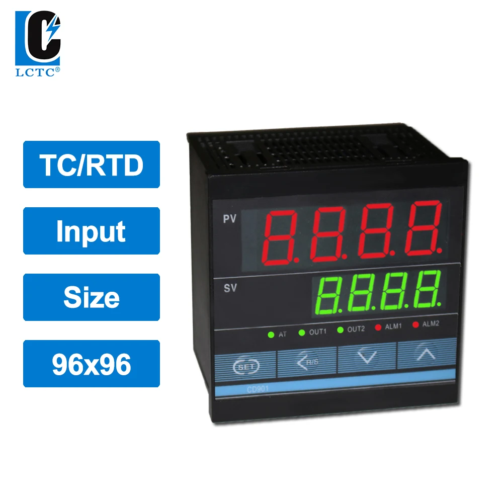 

TC/RTD input CD901 96x96mm SSR/Relay/4-20mA/0-10V output RKC Industrial intelligent PID temperature controller