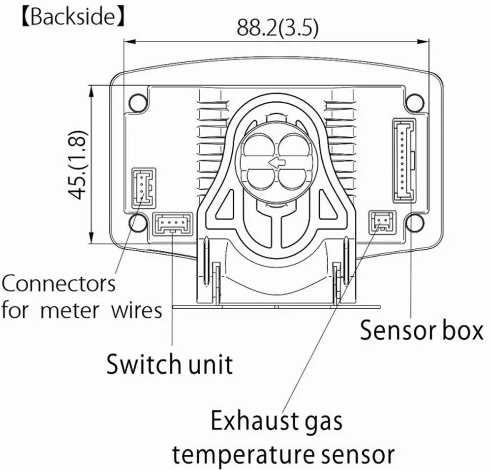 Автоматический датчик полный комплект 10 в 1 BF CR C2 EXT TEMP Advance ZD Link Meter Цифровой тахометр вольт скорость температура воды масло пресс Boost