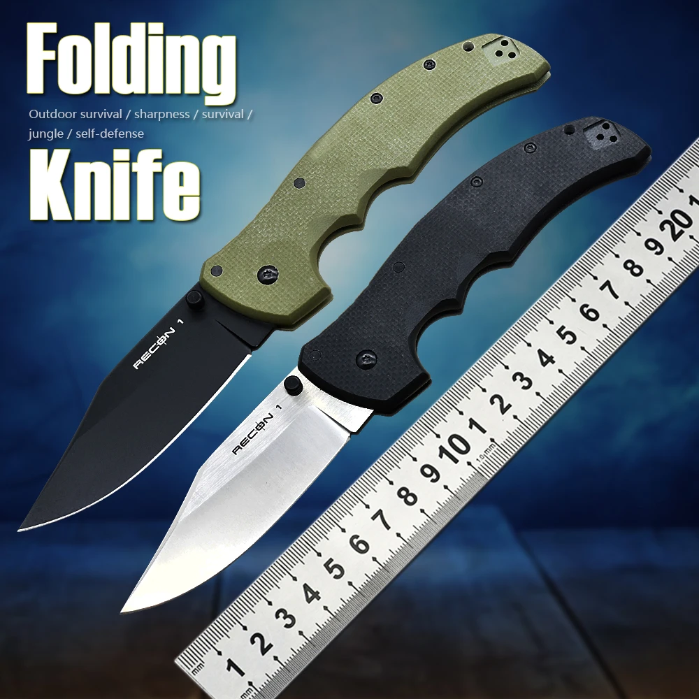 New Product RECON 1 S35VN Steel G10 Handle Outdoor Sharp Tactical Camping Hunting Self-Defense Pocket Kitchen Folding Knife EDC |