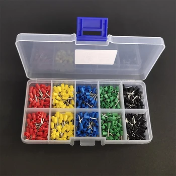 

Tubular Terminal Various Styles Box-packed Electrical Tube Ferrule Terminal Insulated Wire Connector Crimping Terminals Kit Set