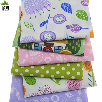 

6pcs/lot,40CMX50CM New Printed Cotton Printed Twill Cotton Fabric,Patchwork Cloth,DIY Sewing Quilting Material For Baby&Children