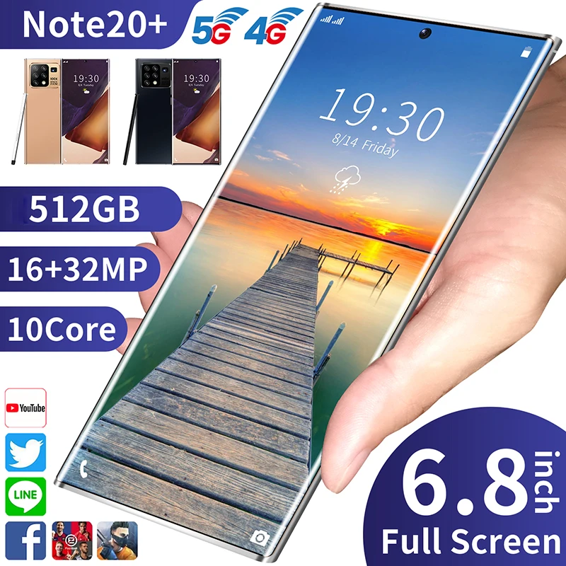 Note 20+ 6.8inch Full Display 10-Core Snapdragon