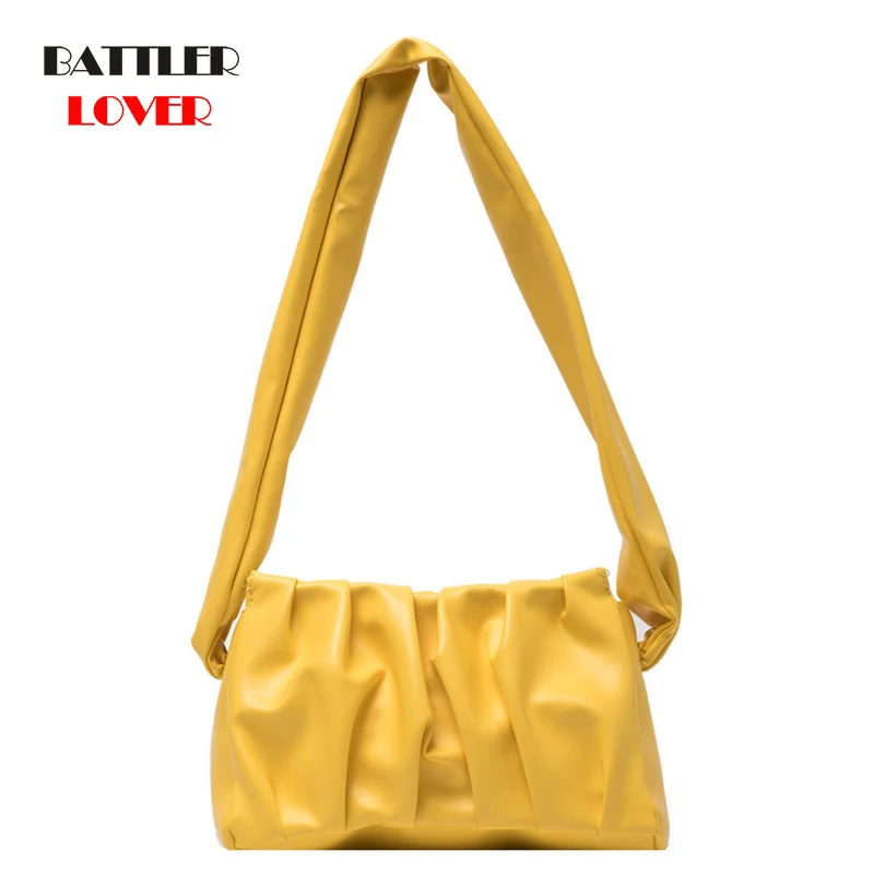 Women Simple Dumplings Messenger Bag 2020 New Designer Retro Fashion Cloud Female Crossbody Bags Tide Handbag Clutch Bag