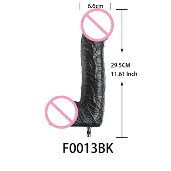 Fredorch Sex Machine Attachments big black dildosOrgasm G-spot stimulation, silicone dildo for vac-u-lock love Machines 5