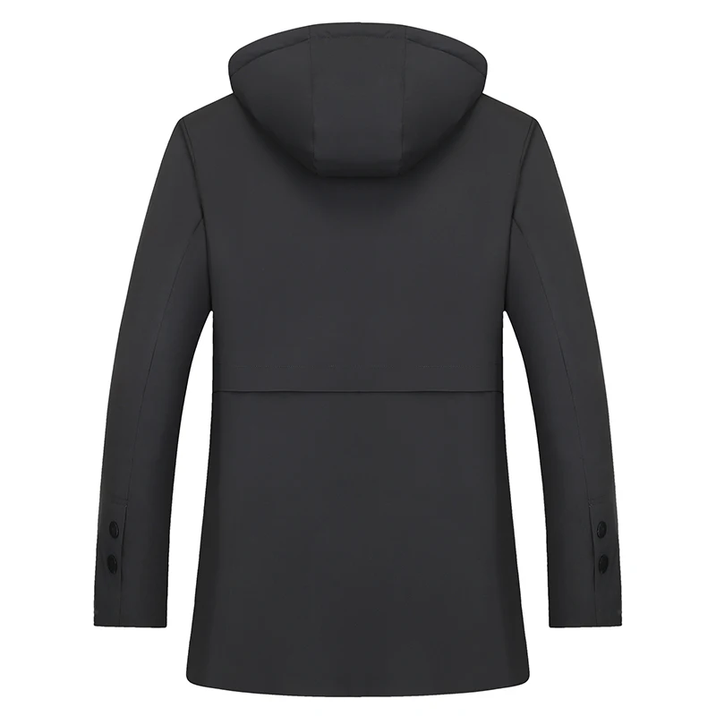 Новинка, большие размеры 10XL 9XL 8XL, мужские зимние парки высокого качества, мужские повседневные свободные куртки, длинные пальто